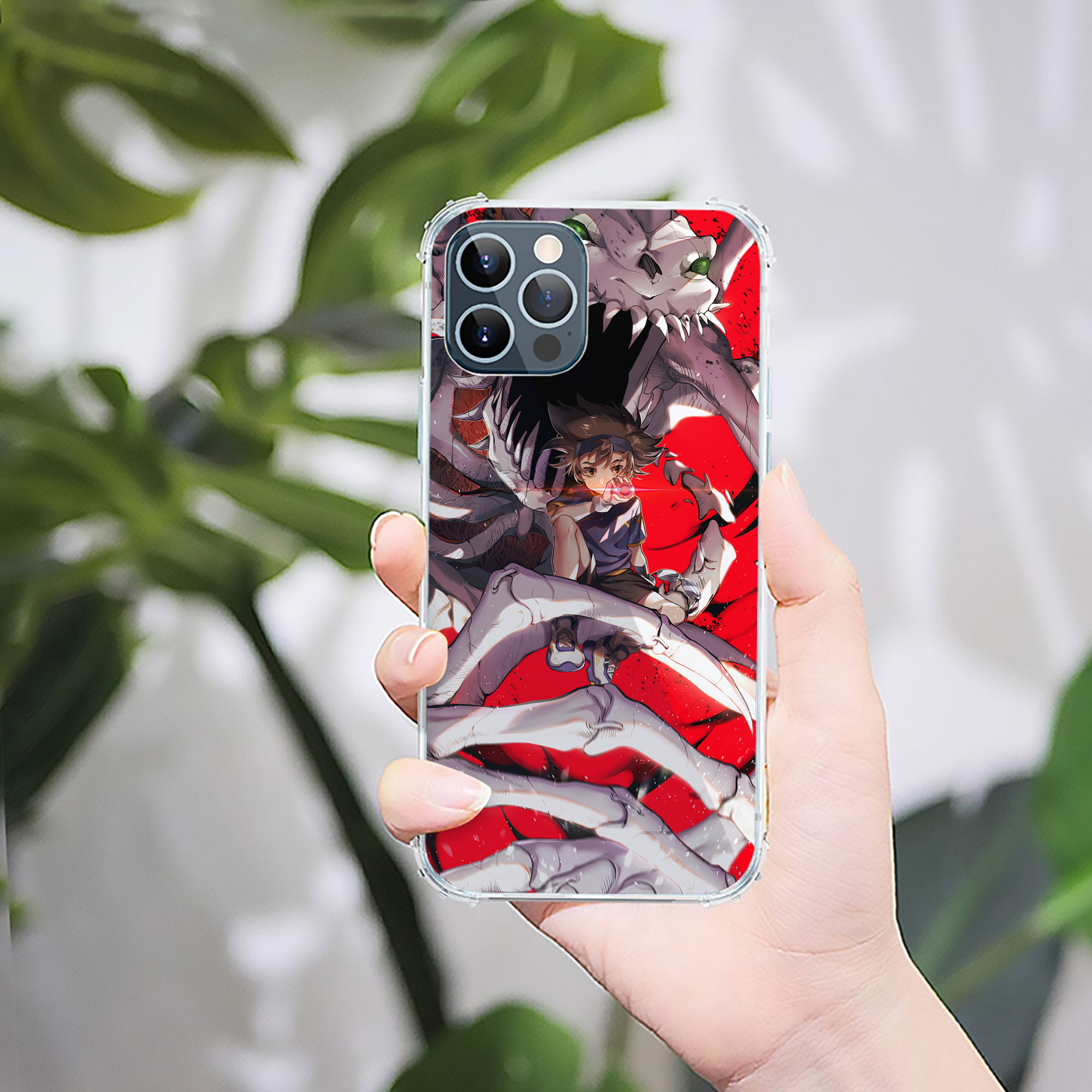 （画像用） Digimon デジタルモンスター/デジモン 【iPhone 12シリーズ対応】透明スマホケース（クリアソフトケース）